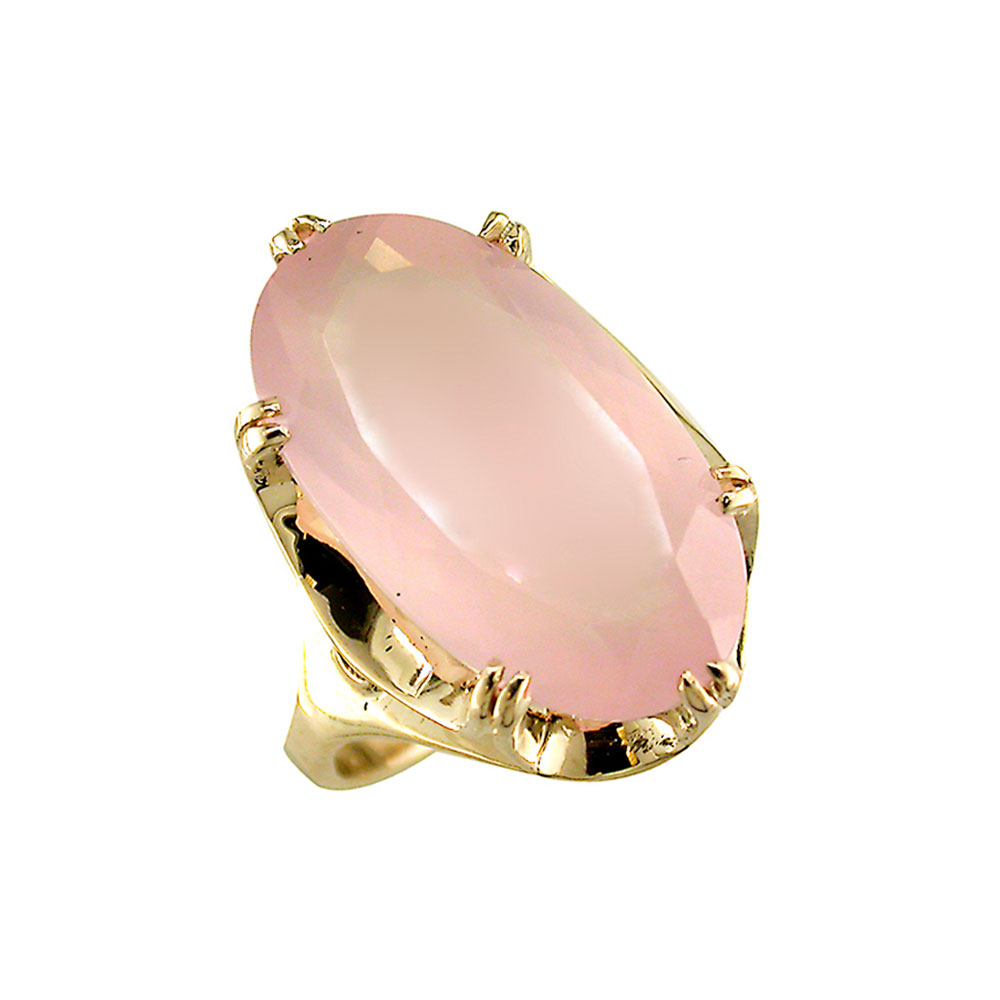 Designer Rose Quartz Cocktail Ring London Road Jewellery
