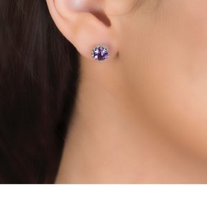 AE554-white-gold-amethyst-s White gold amethyst Coronationn stud earrings