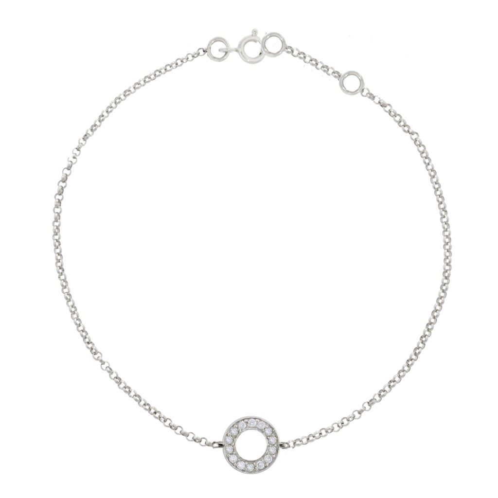 Solitaire Diamond Gold Bracelet London Road Jewellery