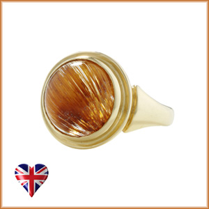 Rutilated Quartz Ring