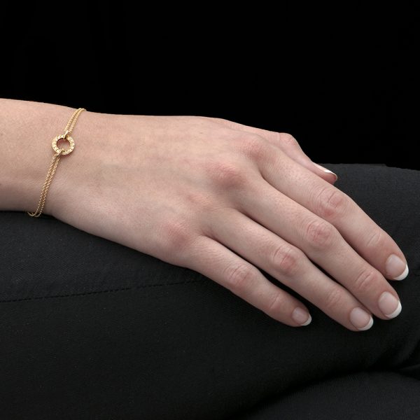 Yellow Gold Diamond Meridian Bracelet