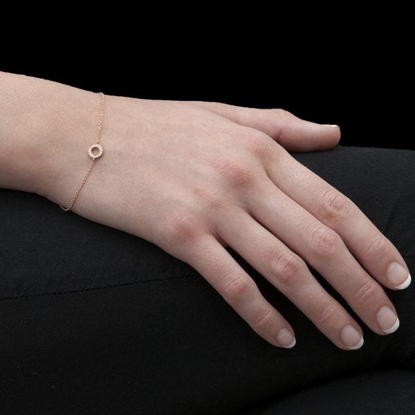 Rose Gold Diamond Meridian Bracelet
