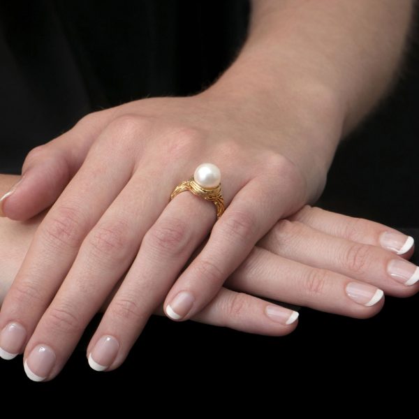 Willow Single Pearl Ring