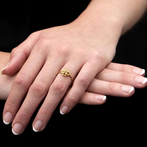Yellow Gold Posy Ring