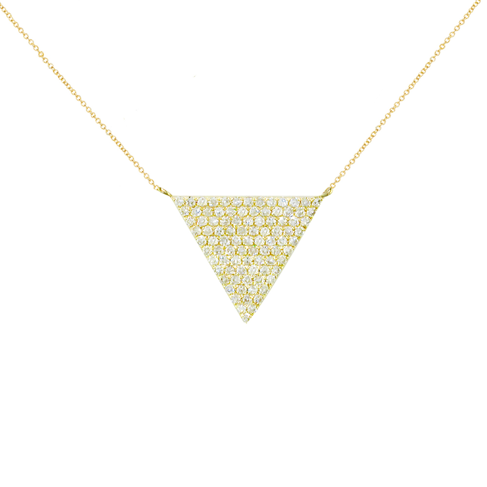 VIS-A-VIS TRIANGLE NECKLACE – Victoria Anna Jewelry