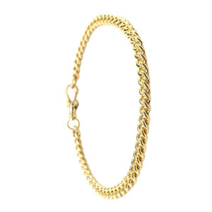 9ct Yellow Gold Curb Chain Bracelet
