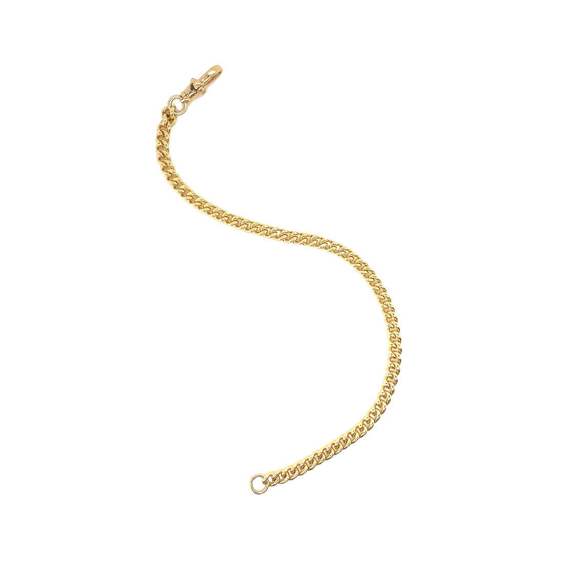 9ct Yellow Gold Curb Chain Bracelet - London Road Jewellery