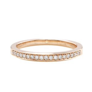 18ct Rose Gold Diamond ½ Eternity Ring