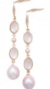 9ct Rose Gold Pearl Earrings